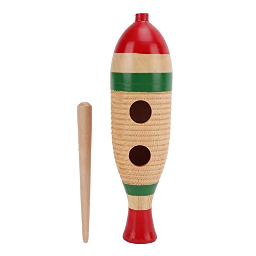 Mtlavish Wood Guiro farbenfrohe fischförmige geradlinige Zylinder -Percussion -Instrument Spielzeug für Kinder entwickeln Handaugenkoordination und auditorische Fähigkeiten ideal Mtlavish Wood Guiro farbenfrohe fischförmige geradlinige Zylinder -Percussion -Instrument Spielzeug für Kinder entwickeln Handaugenkoordination und auditorische Fähigkeiten ideal von Mtlavishness