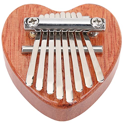 Mtlavish herzförmiges Daumen Klavier tragbarer knuspriger 8 Mahagoni -Keyboard -Instrument für Anfänger Mtlavish herzförmiges Daumen Klavier tragbarer knuspriger 8 Mahagoni -Keyboard -Instrument für Anfänger von Mtlavishness