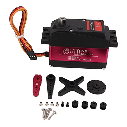 Mtlavishness 60 kg 8 4 V Hochspannung wasserdichtes digitales Servo ideal für DS5160 RC -Auto Digitale Lenksgetriebe mit CNC -Aluminium -Abschirmungskoffer Edelstahl Zahnräder Mtlavishness 60 kg 8 4 V Hochspannung wasserdichtes digitales Servo ideal für DS5160 RC -Auto Digitale Lenksgetriebe mit CNC -Aluminium -Abschirmungskoffer Edelstahl Zahnräder von Mtlavishness