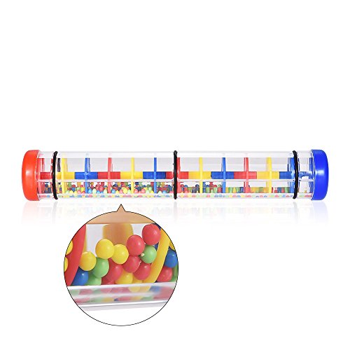 Mtlavishness Colorful 12 - inch Rainmaker Rain Stick Musical Instrument Toy Captivates Kids with Vivid Colors and Realistic Rain Sound Ideal for Toddler Games KTV Party and Early Mtlavishness Colorful 12 - inch Rainmaker Rain Stick Musical Instrument Toy Captivates Kids with Vivid Colors and Realistic Rain Sound Ideal for Toddler Games KTV Party and Early von Mtlavishness