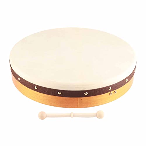 Mtlavishness Handtrommel, 45,7 cm, supergroß, robust, langlebig, irisches Schaffell, Beat-Musik-Spielinstrument Mtlavishness Handtrommel, 45,7 cm, supergroß, robust, langlebig, irisches Schaffell, Beat-Musik-Spielinstrument von Mtlavishness