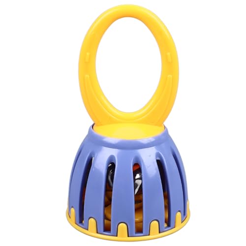 Mtlavishness Käfigglocke mit Griff, Babyrassel, Orff-Musikinstrument aus Kunststoff, Kinderspielzeug, mehrere Funktionen, lauter Klang, mehrere Farben, ideal für Musikunterricht (W213 gelb und lila) Mtlavishness Käfigglocke mit Griff, Babyrassel, Orff-Musikinstrument aus Kunststoff, Kinderspielzeug, mehrere Funktionen, lauter Klang, mehrere Farben, ideal für Musikunterricht (W213 gelb und lila) von Mtlavishness