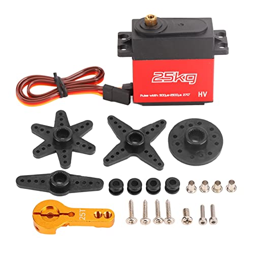 Mtlavishness MTLAVISHY 25 kg digitales Servo niedriger Rausch High Torsion 270 Grad 25T Metal Gear Servo ideal für Roboterarme RC -Autos und Verschiedene Fernbedienungsfahrzeuge Mtlavishness MTLAVISHY 25 kg digitales Servo niedriger Rausch High Torsion 270 Grad 25T Metal Gear Servo ideal für Roboterarme RC -Autos und Verschiedene Fernbedienungsfahrzeuge von Mtlavishness