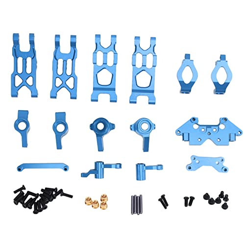 Mtlavishness Mtlavish Red Aluminiumlegierungsgruppenbaugruppe Set für HBX 1/18 RC -Autos verbessern die Lenkleistung mit Premium -dauerhaftem Material und einfacher Installation (Blue) von Mtlavishness