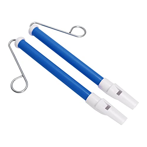 Mtlavishness Slide Whistle ABS Metal Safe Simple to Play Lovely Color Children Musical Instrument Ideal for Early Music Education and Gift Giving Made of Food Grade ABS and Metal (Blue) von Mtlavishness