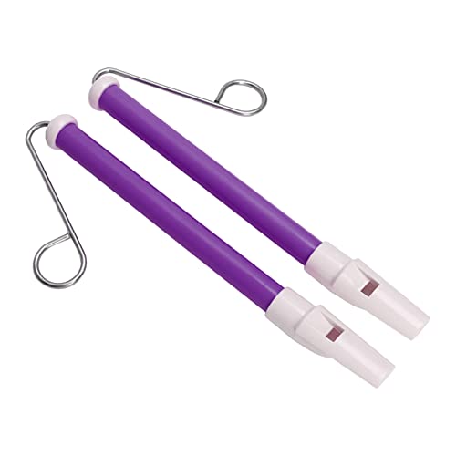 Mtlavishness Slide Whistle ABS Metal Safe Simple to Play Lovely Color Children Musical Instrument Ideal for Early Music Education and Gift Giving Made of Food Grade ABS and Metal (Purple) von Mtlavishness