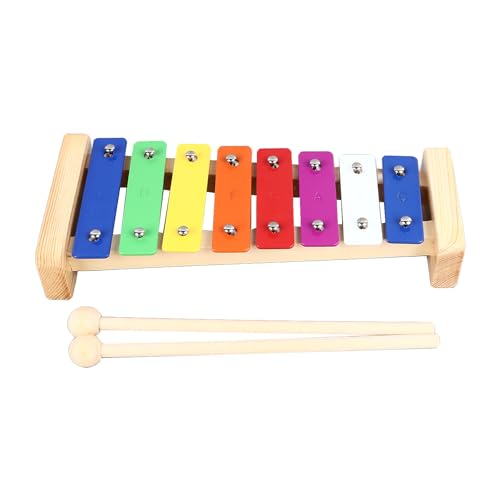 Mtlavishness Title 8-Noten-Xylophon, farbenfrohes pädagogisches Glockenspiel-Xylophon-Instrument, ideal für Kinder, Musiklernen und Unterhaltung, hochwertige Materialien aus Mtlavishness Title 8-Noten-Xylophon, farbenfrohes pädagogisches Glockenspiel-Xylophon-Instrument, ideal für Kinder, Musiklernen und Unterhaltung, hochwertige Materialien aus von Mtlavishness