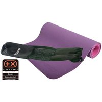 Schildkröt 960269 - Bicolor Yogamatte Fitness, 183x61x0,4cm, PVC-frei, purple/pink von Mts Sportartikel