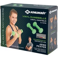 VINYL HANTEL Set, 2x 0,5kg (green), in 4C-Box, von Mts Sportartikel