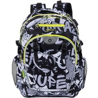 Wheel Bee 950024 - Rucksack Generation Z, Dude, mit integriertem LED, Schul-, Freizeit- und Sportrucksack von Mts Sportartikel