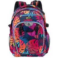 Wheel Bee 950029 - Rucksack Generation Z, Monstera, mit integriertem LED, Schul-, Freizeit- und Sportrucksack von Mts Sportartikel