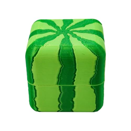 Mehrzweck-Tischwürfel, quadratisch, Wassermelone, abgerundete Ecken, tragbares Spiel für Familiengenuss, einfach zu bedienen, abgerundete Ecken, tragbares Spiel von Mtucegi