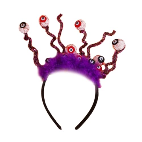 Mtucegi Eyeball Hairhoop für Erwachsene, Uni, dunkle Serie, Stirnband, Maskeraden, Requisiten, Haarband, Urlaubsthema, Haarschmuck von Mtucegi