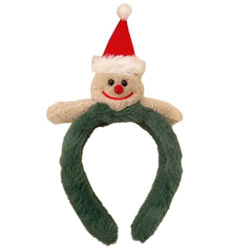 Mtucegi Geweih Nikolausmütze Stirnband Weihnachten Kopfbedeckung Weihnachten Party Foto Requisiten Nikolausmütze Party Kopfbedeckung Cosplay Zubehör von Mtucegi