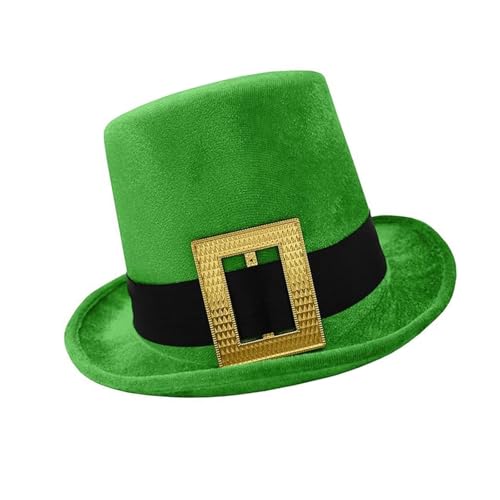 Mtucegi Grüner Hut für StPatricks's Day Festival Irish Holiday Flat Top Hut Party Requisiten Versorgung Festival Thema Event Tall Caps Mtucegi Grüner Hut für StPatricks's Day Festival Irish Holiday Flat Top Hut Party Requisiten Versorgung Festival Thema Event Tall Caps von Mtucegi