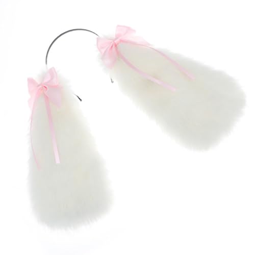 Mtucegi Haarreif mit pelzigen Kaninchen, Cosplay, Anime, Cosplay, Halloween, Cartoon, Rollenspiel, Pelzanzug, Abschlussball, Party, Live-Show-Zubehör Mtucegi Haarreif mit pelzigen Kaninchen, Cosplay, Anime, Cosplay, Halloween, Cartoon, Rollenspiel, Pelzanzug, Abschlussball, Party, Live-Show-Zubehör von Mtucegi