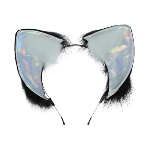 Mtucegi Handgefertigtes Tierohren-Haarreif, Anime-Haarband, Maskerade-Kostüm, Kopfbedeckung, Cosplay, Verkleidung, Haarreif, Zubehör Mtucegi Handgefertigtes Tierohren-Haarreif, Anime-Haarband, Maskerade-Kostüm, Kopfbedeckung, Cosplay, Verkleidung, Haarreif, Zubehör von Mtucegi