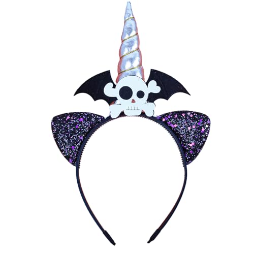 Mtucegi Kätzchen-Ohr-Stirnband, Foto-Requisiten, lustiges Stirnband, Party, Totenkopf, Karaoke-Party, Haarreif, Halloween-Horn für Halloween-Bühne Mtucegi Kätzchen-Ohr-Stirnband, Foto-Requisiten, lustiges Stirnband, Party, Totenkopf, Karaoke-Party, Haarreif, Halloween-Horn für Halloween-Bühne von Mtucegi