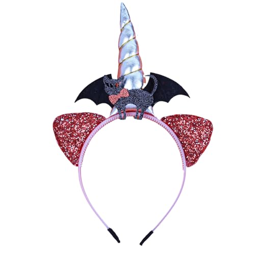 Mtucegi Kätzchen-Ohr-Stirnband, Foto-Requisiten, lustiges Stirnband, Party, Totenkopf, Karaoke-Party, Haarreif, Halloween-Horn für Halloween-Bühne Mtucegi Kätzchen-Ohr-Stirnband, Foto-Requisiten, lustiges Stirnband, Party, Totenkopf, Karaoke-Party, Haarreif, Halloween-Horn für Halloween-Bühne von Mtucegi