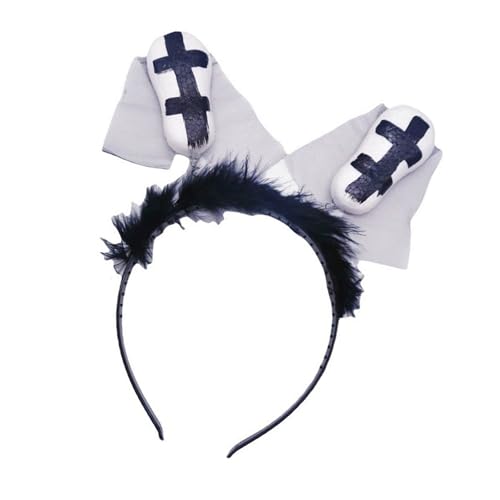Mtucegi Multifunktionales Halloween-Haarband, Make-up, Clowns, Stirnbänder, rutschfeste Kopfbedeckung für Damen und Herren von Mtucegi