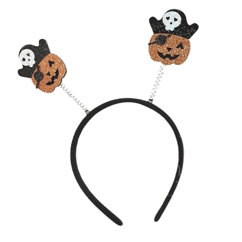 Mtucegi Punk Branch Halloween Stirnband Tag des Todes Erwachsene Kinder Themenparty Hairhoop Tüll Schädel Blume Haarband Partyzubehör von Mtucegi