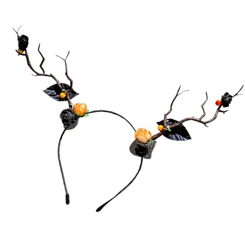 Mtucegi Punk Branch Halloween Stirnband Tag des Todes Erwachsene Kinder Themenparty Hairhoop Tüll Schädel Blume Haarband Partyzubehör Mtucegi Punk Branch Halloween Stirnband Tag des Todes Erwachsene Kinder Themenparty Hairhoop Tüll Schädel Blume Haarband Partyzubehör von Mtucegi