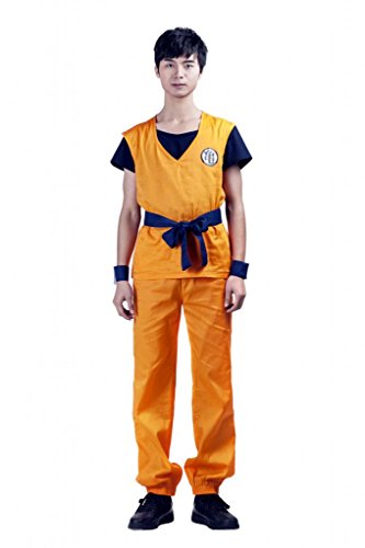 Ilovcomic Men's Cosplay Costume Son Goku 1st Ver (XXL) von Mtxc