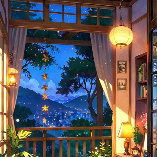 Anime Town Balkon Puzzle 90 Teile, Impossible Puzzles Erwachsene 90 Teile, Lernspiel Herausforderung Spielzeug, Farbenfrohes Legespiel für Home Dekoration Anime Town Balkon Puzzle 90 Teile, Impossible Puzzles Erwachsene 90 Teile, Lernspiel Herausforderung Spielzeug, Farbenfrohes Legespiel für Home Dekoration von Muaor