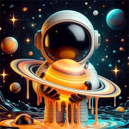 Astronaut Sternenhimmel Puzzle 90 Teile, Impossible Puzzles Erwachsene 90 Teile, Lernspiel Herausforderung Spielzeug, Farbenfrohes Legespiel für Home Dekoration von Muaor