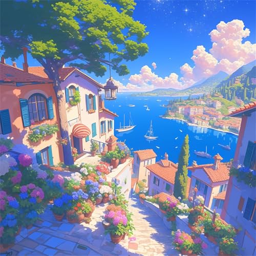 Blaue Freizeitstadt Puzzle 90 Teile, Impossible Puzzles Erwachsene 90 Teile, Lernspiel Herausforderung Spielzeug, Farbenfrohes Legespiel für Home Dekoration Blaue Freizeitstadt Puzzle 90 Teile, Impossible Puzzles Erwachsene 90 Teile, Lernspiel Herausforderung Spielzeug, Farbenfrohes Legespiel für Home Dekoration von Muaor