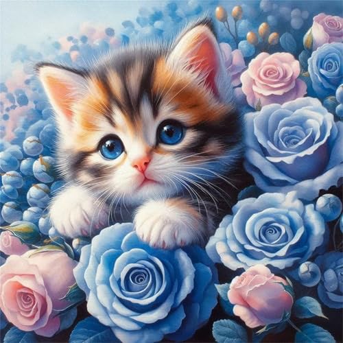 Blaue Katze Puzzle 1000 Teile Erwachsene,Puzzles für Erwachsene,Lernspiel Herausfordernde Familie Spiele Aktivität Geschenke für Frauen,Geschenke für Männer Blaue Katze Puzzle 1000 Teile Erwachsene,Puzzles für Erwachsene,Lernspiel Herausfordernde Familie Spiele Aktivität Geschenke für Frauen,Geschenke für Männer von Muaor