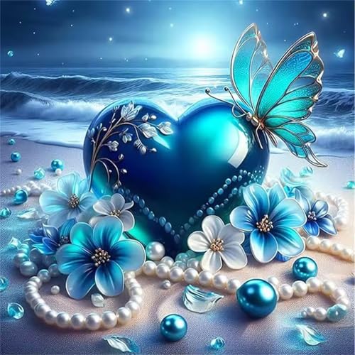 Blaues Bernsteinherz Puzzle 300 Teile, Impossible Puzzles Erwachsene 300 Teile, Lernspiel Herausforderung Spielzeug, Farbenfrohes Legespiel für Home Dekoration Blaues Bernsteinherz Puzzle 300 Teile, Impossible Puzzles Erwachsene 300 Teile, Lernspiel Herausforderung Spielzeug, Farbenfrohes Legespiel für Home Dekoration von Muaor