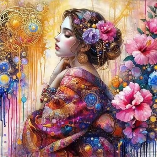 Blume Frau Puzzle 300 Teile Erwachsene,Puzzles für Erwachsene,Lernspiel Herausfordernde Familie Spiele Aktivität Geschenke für Frauen,Geschenke für Männer Blume Frau Puzzle 300 Teile Erwachsene,Puzzles für Erwachsene,Lernspiel Herausfordernde Familie Spiele Aktivität Geschenke für Frauen,Geschenke für Männer von Muaor