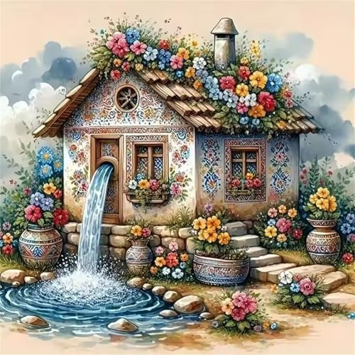 Blumenzimmer Brunnen Puzzle 90 Teile, Impossible Puzzles Erwachsene 90 Teile, Lernspiel Herausforderung Spielzeug, Farbenfrohes Legespiel für Home Dekoration Blumenzimmer Brunnen Puzzle 90 Teile, Impossible Puzzles Erwachsene 90 Teile, Lernspiel Herausforderung Spielzeug, Farbenfrohes Legespiel für Home Dekoration von Muaor