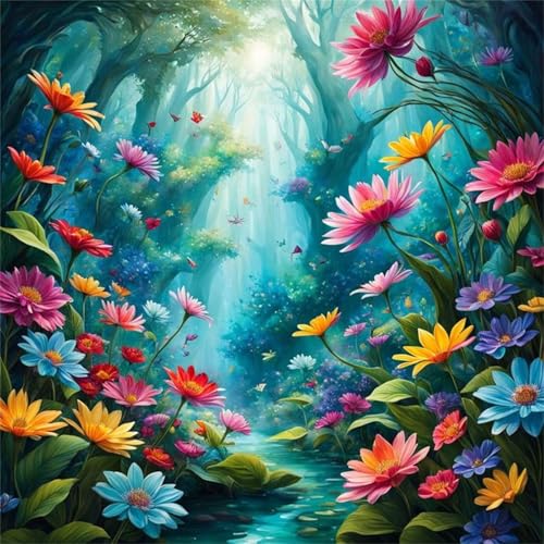 Bunte Blumen Wälder Puzzle 90 Teile, Impossible Puzzles Erwachsene 90 Teile, Lernspiel Herausforderung Spielzeug, Farbenfrohes Legespiel für Home Dekoration Bunte Blumen Wälder Puzzle 90 Teile, Impossible Puzzles Erwachsene 90 Teile, Lernspiel Herausforderung Spielzeug, Farbenfrohes Legespiel für Home Dekoration von Muaor