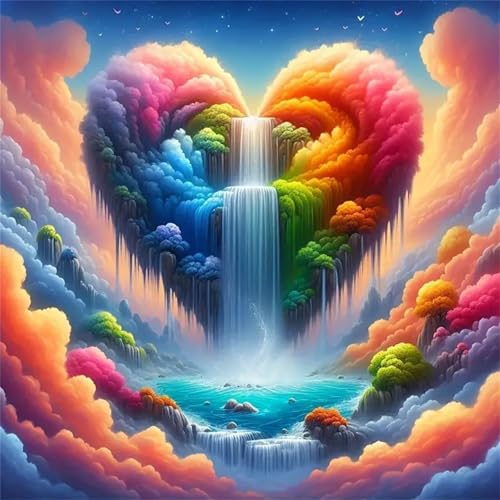 Die Insel der Regenbogenfälle Puzzle 300 Teile, Impossible Puzzles Erwachsene 300 Teile, Lernspiel Herausforderung Spielzeug, Farbenfrohes Legespiel für Home Dekoration Die Insel der Regenbogenfälle Puzzle 300 Teile, Impossible Puzzles Erwachsene 300 Teile, Lernspiel Herausforderung Spielzeug, Farbenfrohes Legespiel für Home Dekoration von Muaor