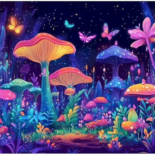 Fantastischer Pilz Puzzle 300 Teile, Impossible Puzzles Erwachsene 300 Teile, Lernspiel Herausforderung Spielzeug, Farbenfrohes Legespiel für Home Dekoration Fantastischer Pilz Puzzle 300 Teile, Impossible Puzzles Erwachsene 300 Teile, Lernspiel Herausforderung Spielzeug, Farbenfrohes Legespiel für Home Dekoration von Muaor