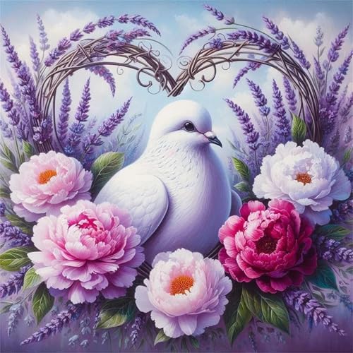 Friedenstaube Blumen Puzzle 300 Teile, Impossible Puzzles Erwachsene 300 Teile, Lernspiel Herausforderung Spielzeug, Farbenfrohes Legespiel für Home Dekoration Friedenstaube Blumen Puzzle 300 Teile, Impossible Puzzles Erwachsene 300 Teile, Lernspiel Herausforderung Spielzeug, Farbenfrohes Legespiel für Home Dekoration von Muaor