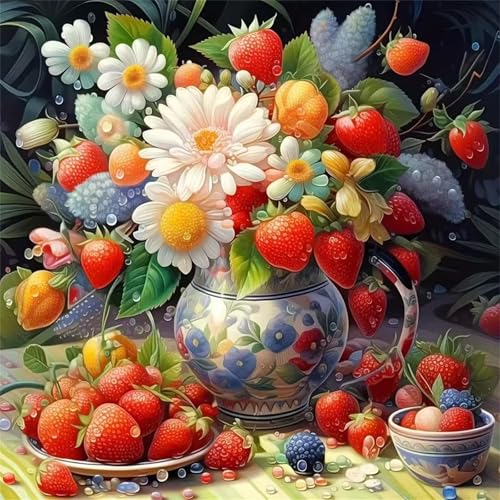 Frucht-Erdbeer-Bouquet Puzzle 90 Teile, Impossible Puzzles Erwachsene 90 Teile, Lernspiel Herausforderung Spielzeug, Farbenfrohes Legespiel für Home Dekoration Frucht-Erdbeer-Bouquet Puzzle 90 Teile, Impossible Puzzles Erwachsene 90 Teile, Lernspiel Herausforderung Spielzeug, Farbenfrohes Legespiel für Home Dekoration von Muaor