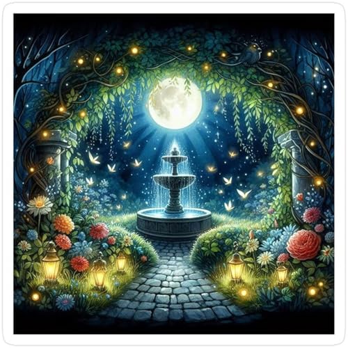 Glühwürmchen-Brunnengarten Puzzle 300 Teile, Impossible Puzzles Erwachsene 300 Teile, Lernspiel Herausforderung Spielzeug, Farbenfrohes Legespiel für Home Dekoration Glühwürmchen-Brunnengarten Puzzle 300 Teile, Impossible Puzzles Erwachsene 300 Teile, Lernspiel Herausforderung Spielzeug, Farbenfrohes Legespiel für Home Dekoration von Muaor