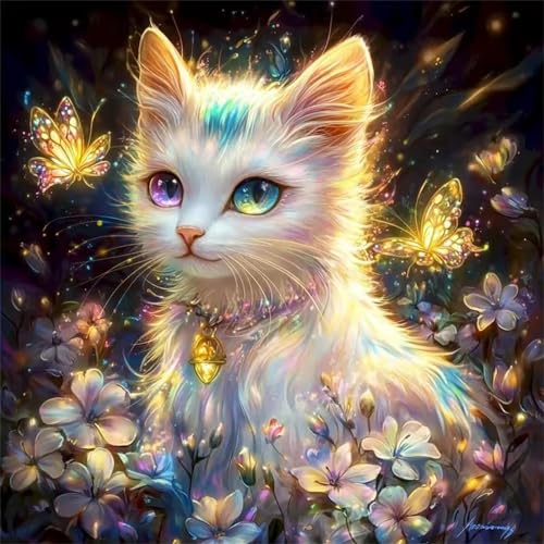 Goldene Schmetterlingskatze Puzzle 300 Teile, Impossible Puzzles Erwachsene 300 Teile, Lernspiel Herausforderung Spielzeug, Farbenfrohes Legespiel für Home Dekoration Goldene Schmetterlingskatze Puzzle 300 Teile, Impossible Puzzles Erwachsene 300 Teile, Lernspiel Herausforderung Spielzeug, Farbenfrohes Legespiel für Home Dekoration von Muaor
