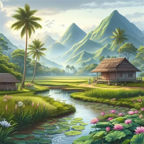 Grüne Berge Landschaft Puzzle 300 Teile, Impossible Puzzles Erwachsene 300 Teile, Lernspiel Herausforderung Spielzeug, Farbenfrohes Legespiel für Home Dekoration Grüne Berge Landschaft Puzzle 300 Teile, Impossible Puzzles Erwachsene 300 Teile, Lernspiel Herausforderung Spielzeug, Farbenfrohes Legespiel für Home Dekoration von Muaor