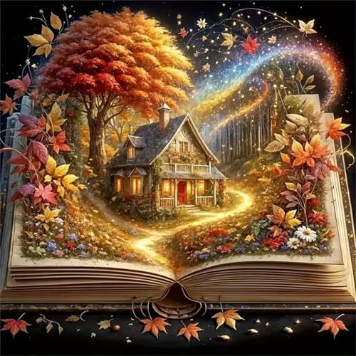 Herbstliches Dschungelhaus Puzzle 90 Teile, Impossible Puzzles Erwachsene 90 Teile, Lernspiel Herausforderung Spielzeug, Farbenfrohes Legespiel für Home Dekoration Herbstliches Dschungelhaus Puzzle 90 Teile, Impossible Puzzles Erwachsene 90 Teile, Lernspiel Herausforderung Spielzeug, Farbenfrohes Legespiel für Home Dekoration von Muaor