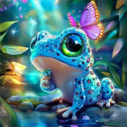 Karikatur Teichfrosch Puzzle 300 Teile, Impossible Puzzles Erwachsene 300 Teile, Lernspiel Herausforderung Spielzeug, Farbenfrohes Legespiel für Home Dekoration von Muaor