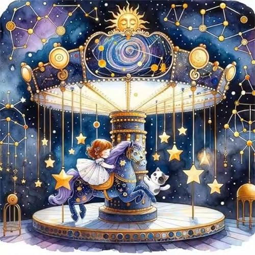 Karussell-Mädchen Puzzle 300 Teile, Impossible Puzzles Erwachsene 300 Teile, Lernspiel Herausforderung Spielzeug, Farbenfrohes Legespiel für Home Dekoration Karussell-Mädchen Puzzle 300 Teile, Impossible Puzzles Erwachsene 300 Teile, Lernspiel Herausforderung Spielzeug, Farbenfrohes Legespiel für Home Dekoration von Muaor