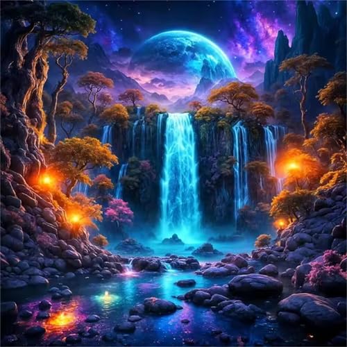 Lila Mond-Wildnis Puzzle 90 Teile, Impossible Puzzles Erwachsene 90 Teile, Lernspiel Herausforderung Spielzeug, Farbenfrohes Legespiel für Home Dekoration Lila Mond-Wildnis Puzzle 90 Teile, Impossible Puzzles Erwachsene 90 Teile, Lernspiel Herausforderung Spielzeug, Farbenfrohes Legespiel für Home Dekoration von Muaor