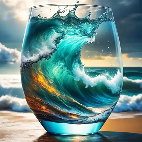 Meereswellen Himmel Puzzle 300 Teile, Impossible Puzzles Erwachsene 300 Teile, Lernspiel Herausforderung Spielzeug, Farbenfrohes Legespiel für Home Dekoration Meereswellen Himmel Puzzle 300 Teile, Impossible Puzzles Erwachsene 300 Teile, Lernspiel Herausforderung Spielzeug, Farbenfrohes Legespiel für Home Dekoration von Muaor