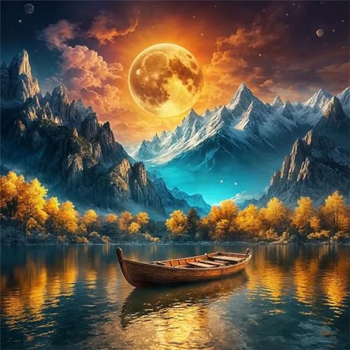 Mondberg-See Puzzle 300 Teile, Impossible Puzzles Erwachsene 300 Teile, Lernspiel Herausforderung Spielzeug, Farbenfrohes Legespiel für Home Dekoration Mondberg-See Puzzle 300 Teile, Impossible Puzzles Erwachsene 300 Teile, Lernspiel Herausforderung Spielzeug, Farbenfrohes Legespiel für Home Dekoration von Muaor