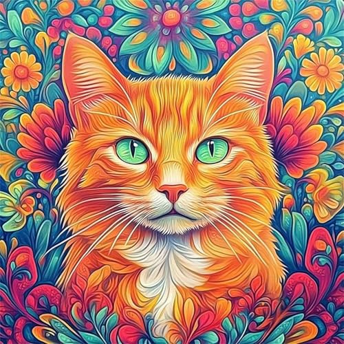 Orange Katzenblume Puzzle 300 Teile, Impossible Puzzles Erwachsene 300 Teile, Lernspiel Herausforderung Spielzeug, Farbenfrohes Legespiel für Home Dekoration Orange Katzenblume Puzzle 300 Teile, Impossible Puzzles Erwachsene 300 Teile, Lernspiel Herausforderung Spielzeug, Farbenfrohes Legespiel für Home Dekoration von Muaor