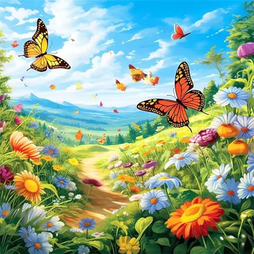 Prärie-Schmetterling Puzzle 300 Teile, Impossible Puzzles Erwachsene 300 Teile, Lernspiel Herausforderung Spielzeug, Farbenfrohes Legespiel für Home Dekoration Prärie-Schmetterling Puzzle 300 Teile, Impossible Puzzles Erwachsene 300 Teile, Lernspiel Herausforderung Spielzeug, Farbenfrohes Legespiel für Home Dekoration von Muaor